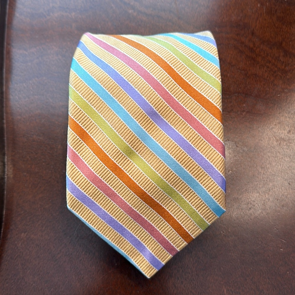 IKE BEHAR New York striped tie